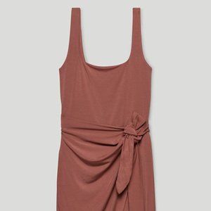 Aritzia Wilfred Saturn Mini Dress (XS) (Ashy Rose Pink) (NWT)